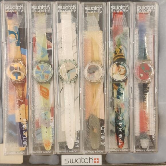 Swatch Artpack4 Watch Set with the TICKING BRAIN GK247 by Jo Whaley - Picture 3 of 16